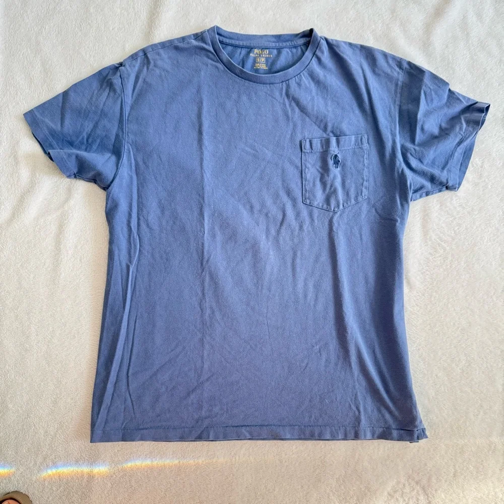Polo by Ralph Lauren Men's Blue Short Sleeve Tee